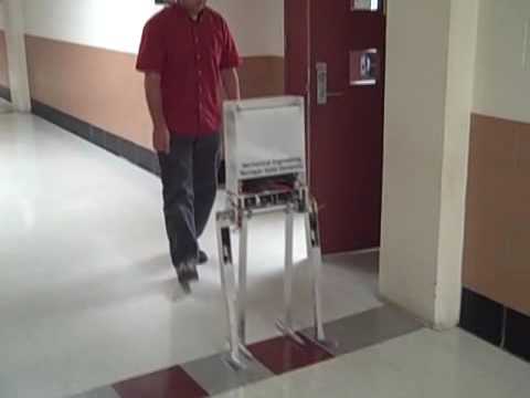 Professor Ranjan Mukherjee and walking biped robots