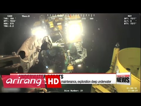 Remotely operated underwater robots help with maintenance, exploration in deep waters