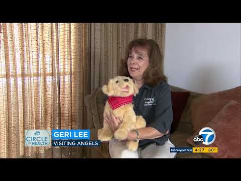Robotic pets helps seniors reduce stress and feelings of loneliness