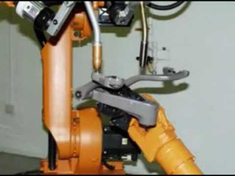 Robotics Arc Welding master slave KUKA industrial robots