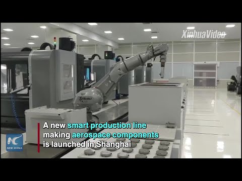 Smart production line for aerospace components launched in Shanghai