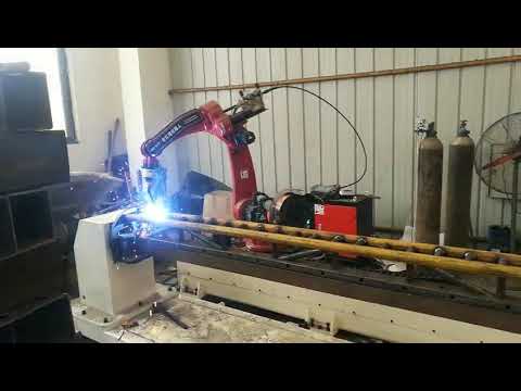 steel clmbing ladders MIG welding used for condtruction industry#industrial robot#