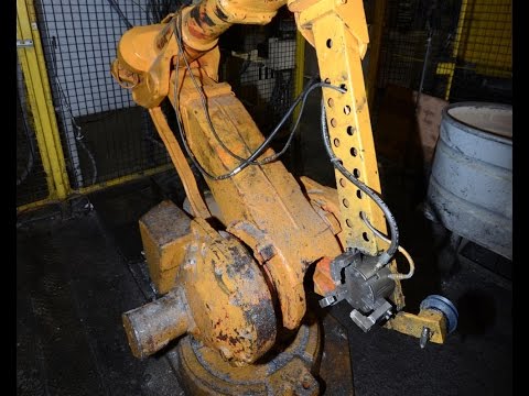 Used ABB 1.960 Meter Six Axis Foundry Rated Industrial Robot