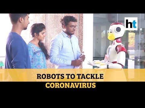 Watch: Robots deployed to spread awareness on coronavirus in Kerala