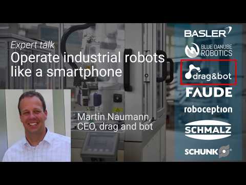 Web-Expo – ©drag&bot: Operate industrial robots like a smartphone