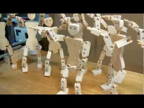 Woodworking: Articulated ball joint robots
