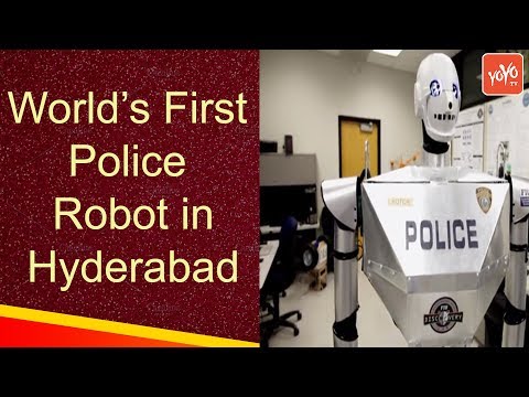 World First Robotic Police in Hyderabad | Police Robots in Hyderabad | YOYO Times