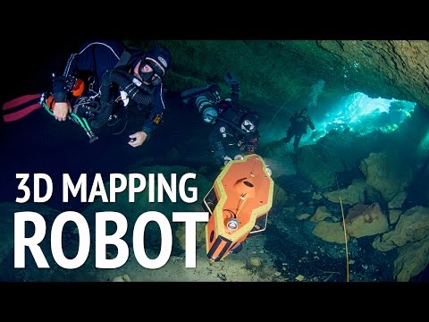 World's First AI Underwater Robot Cave Diver