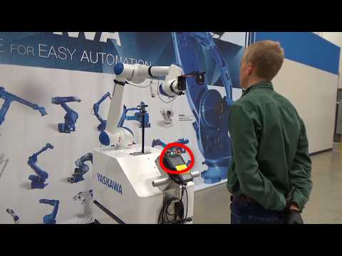 Temperature-Taking Robot at Yaskawa Motoman HQ