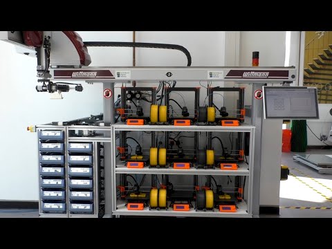 3D Printer Farm –  Robot-based Automation