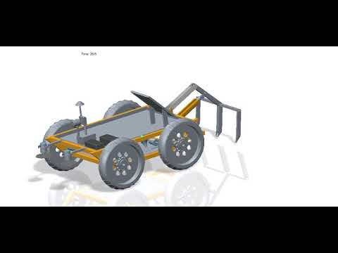 Agriculture Robot simulation in Creo