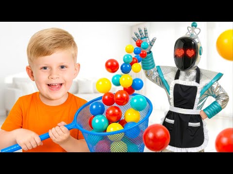 Funny Robot Housekeeper Story