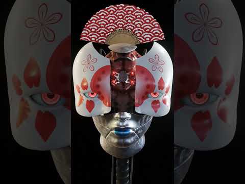 Geisha Robot #blender #robot #3d #animation #cyberpunk