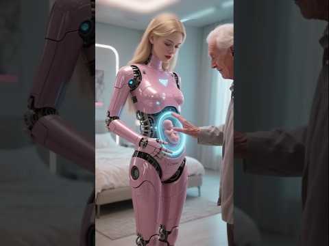 He married the robot and made her pregnant#shorts #robot #ai