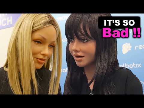 Inside Female Humanoid Robots Aria and Melody … being Naughty