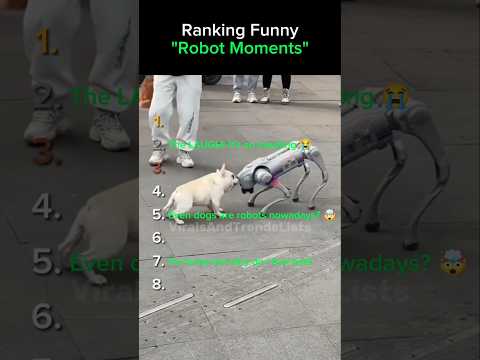 Ranking Funny Robot Moments 🤖🤣 #FunnyRobots #RobotFails #robot #shorts #fyp