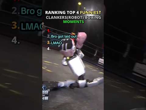 Ranking top 5 FUNNIEST CLANKERS(robot) boxing moments