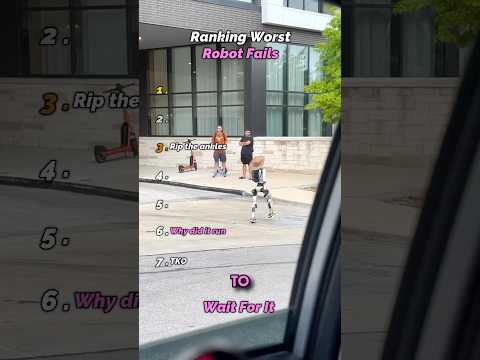 Ranking Worst Robot Fails #shorts