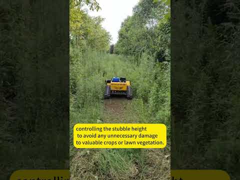 remote control lawn mower #roboticmowerservices  #gardenequipment #farming