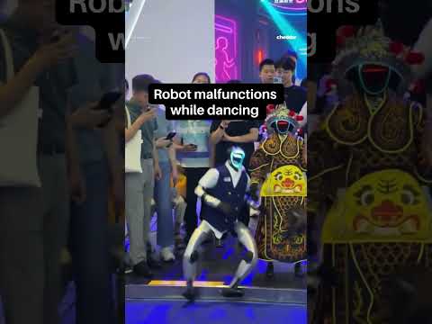Robot malfunctions while dancing