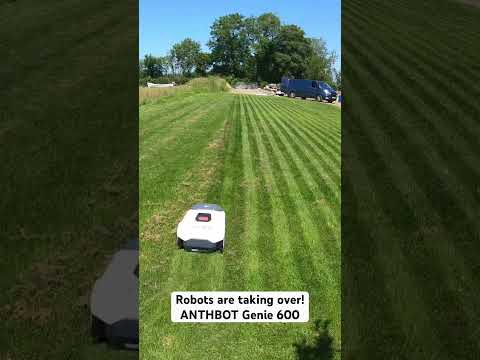Robot mower #anthbot #robot #robomower #lawncare #lawn #landscaping