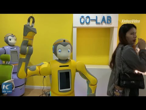 A sneak peek at China's latest service robot products