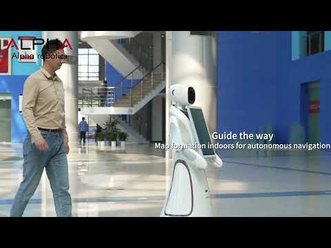 Amy AI Service Robot,Reception robot, voice interaction, face recognition