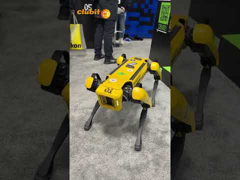 Boston Dynamics SPOT the Yellow Robotic Dog CES 2023