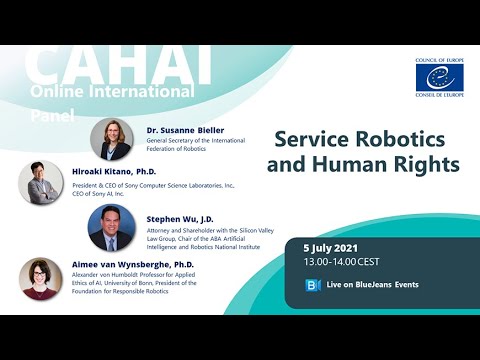CAHAI International Panel – Service Robotics and Human Rights