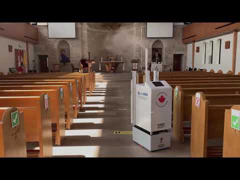 GlobalDWS' Disinfection Service Robot (DSR) for COVID-19