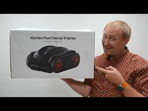 iGarden K36 Robotic Pool Cleaner Unboxing, Setup & First Use
