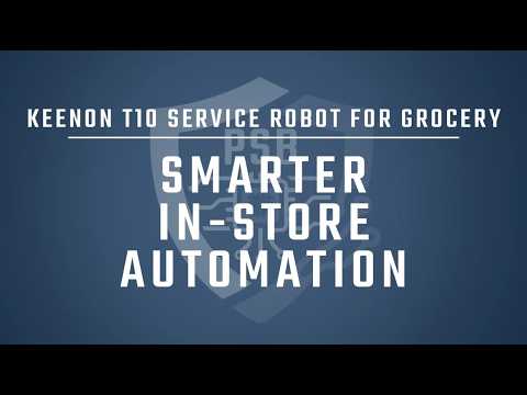 Keenon T10 Service Robot for Grocery Stores | Smarter In-Store Automation