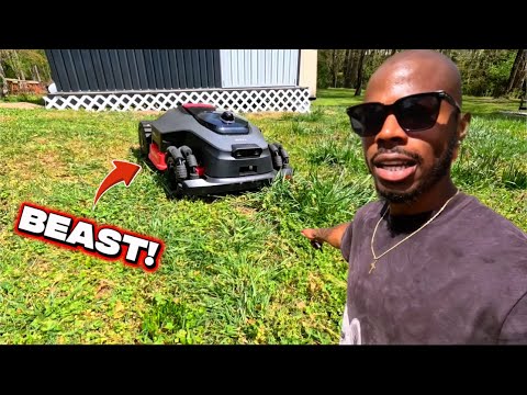 This AWD Robotic Lawn Mower Is A Beast!! MOVA Lidax Ultra 3000 AWD