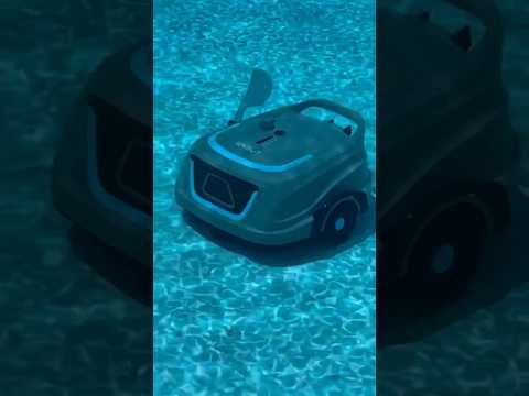 This cordless robotic pool cleaner by Wybot has made our pool cleaning task a breeze! 💨