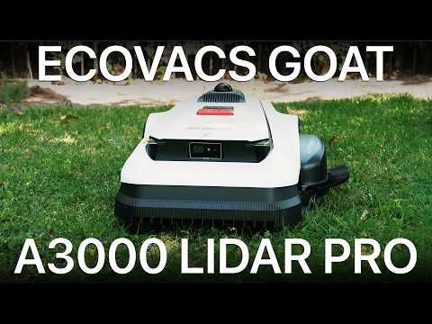 This Robot Lawn Mower & Edge Trimmer Is A Game Changer! – ECOVACS GOAT A3000 LiDAR PRO