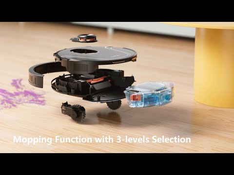 V8 Pro Robot Vacuum | Laser Precision, Multi-floor Memories, 5000Pa Suction for Whole Home Cleaning